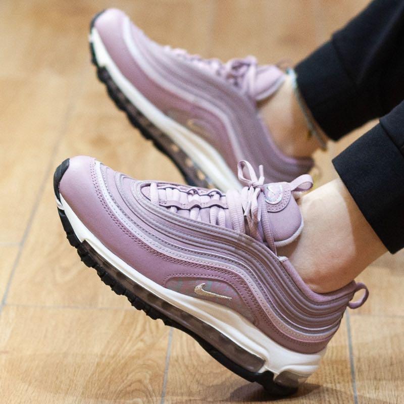 【WS】NIKE W AIR MAX 97 女鞋 粉紫 復古 氣墊 反光 全氣墊 運動 休閒鞋 DH0558-500-細節圖7