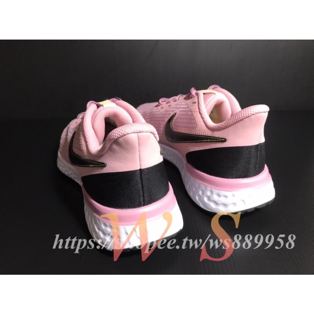 【WS】NIKE W REVOLUTION 5 EXT 女款 黑粉 輕量 緩震 跑步鞋 慢跑鞋 CZ8590-600-細節圖7