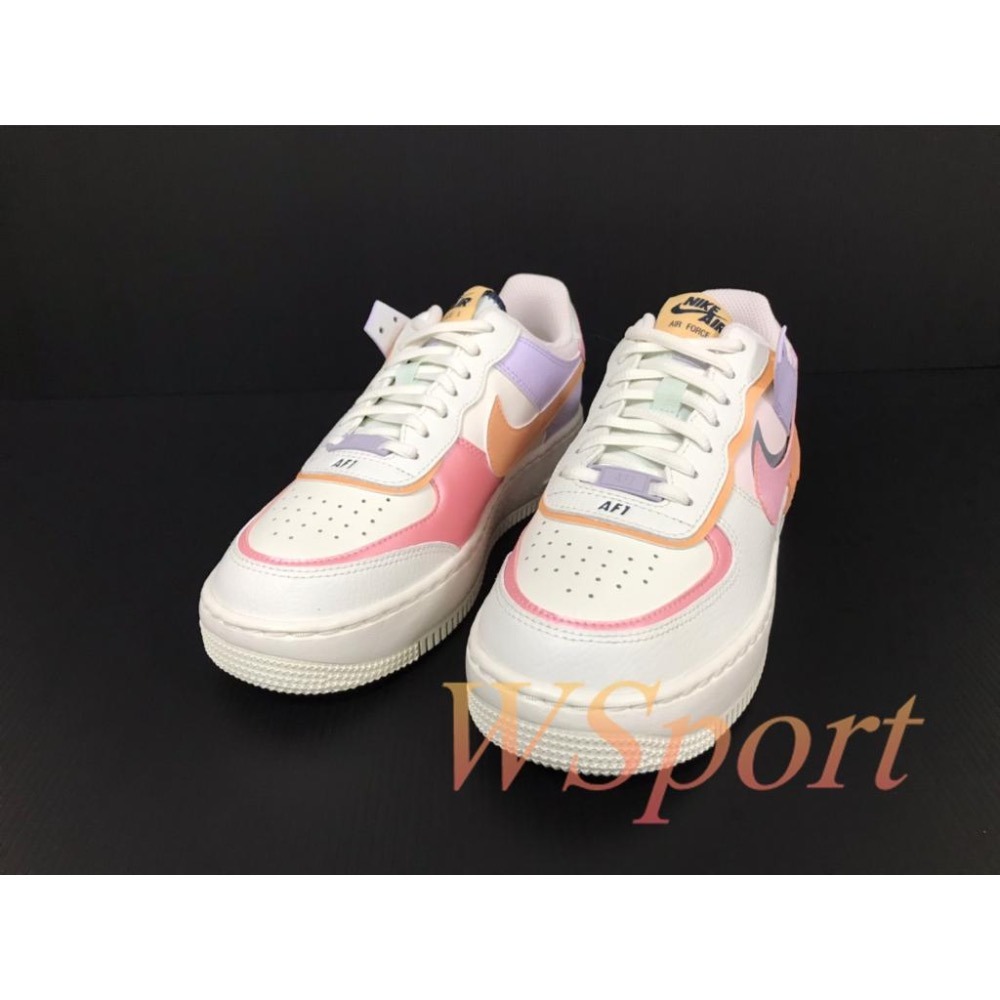 【WS】NIKE W AIR FORCE 1 SHADOW 女款 增高 厚底 馬卡龍 休閒鞋 CI0919-111-細節圖2