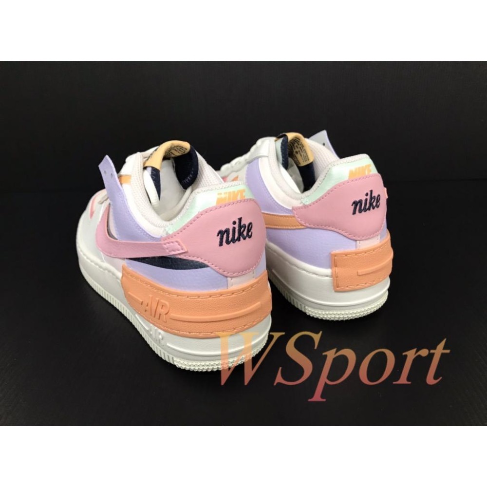 【WS】NIKE W AIR FORCE 1 SHADOW 女款 增高 厚底 馬卡龍 休閒鞋 CI0919-111-細節圖3