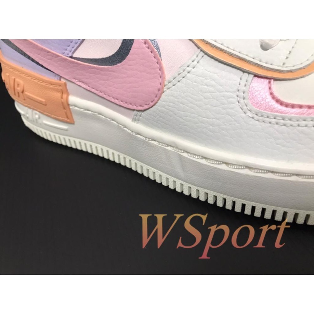 【WS】NIKE W AIR FORCE 1 SHADOW 女款 增高 厚底 馬卡龍 休閒鞋 CI0919-111-細節圖4