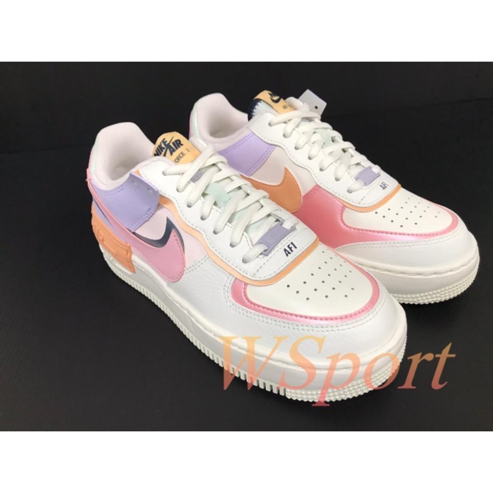 【WS】NIKE W AIR FORCE 1 SHADOW 女款 增高 厚底 馬卡龍 休閒鞋 CI0919-111-細節圖5