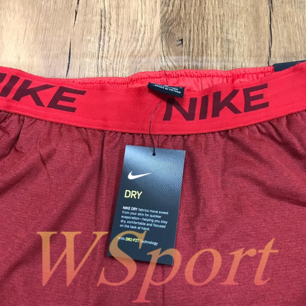 【WS】NIKE AS M DRY 男款 紅色 跑步 訓練 運動 健身 救生員 短褲 CZ1266-677-細節圖4