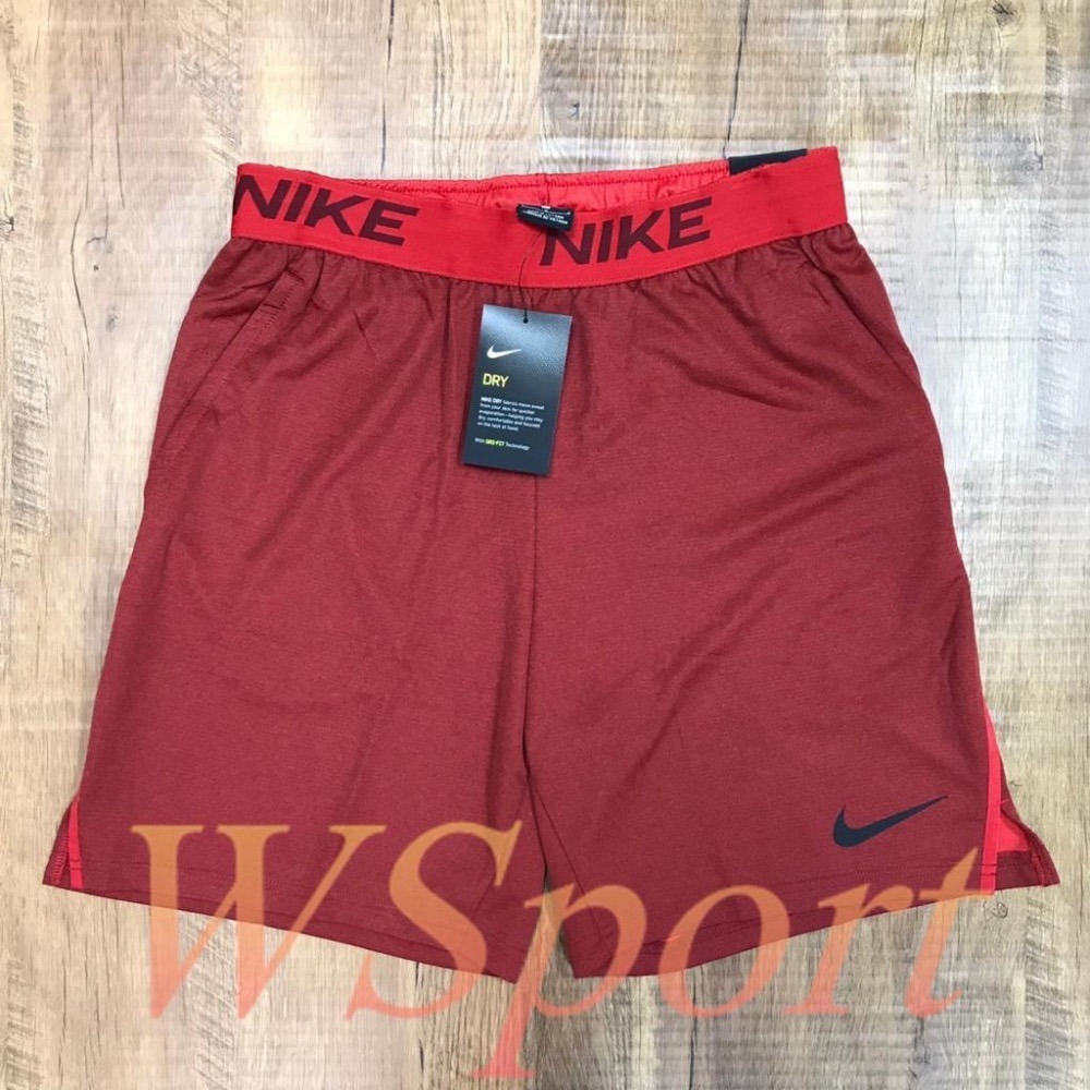 【WS】NIKE AS M DRY 男款 紅色 跑步 訓練 運動 健身 救生員 短褲 CZ1266-677-細節圖6