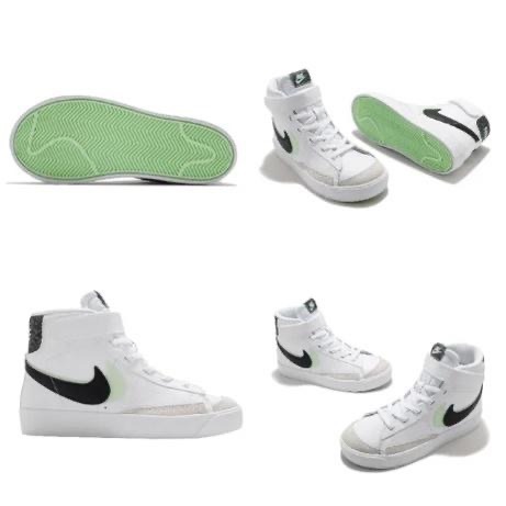 【WS】NIKE BLAZER MID ＇77 (PS ) 童鞋 運動 復古 休閒 滑板鞋 休閒鞋 DD1848-100-細節圖4