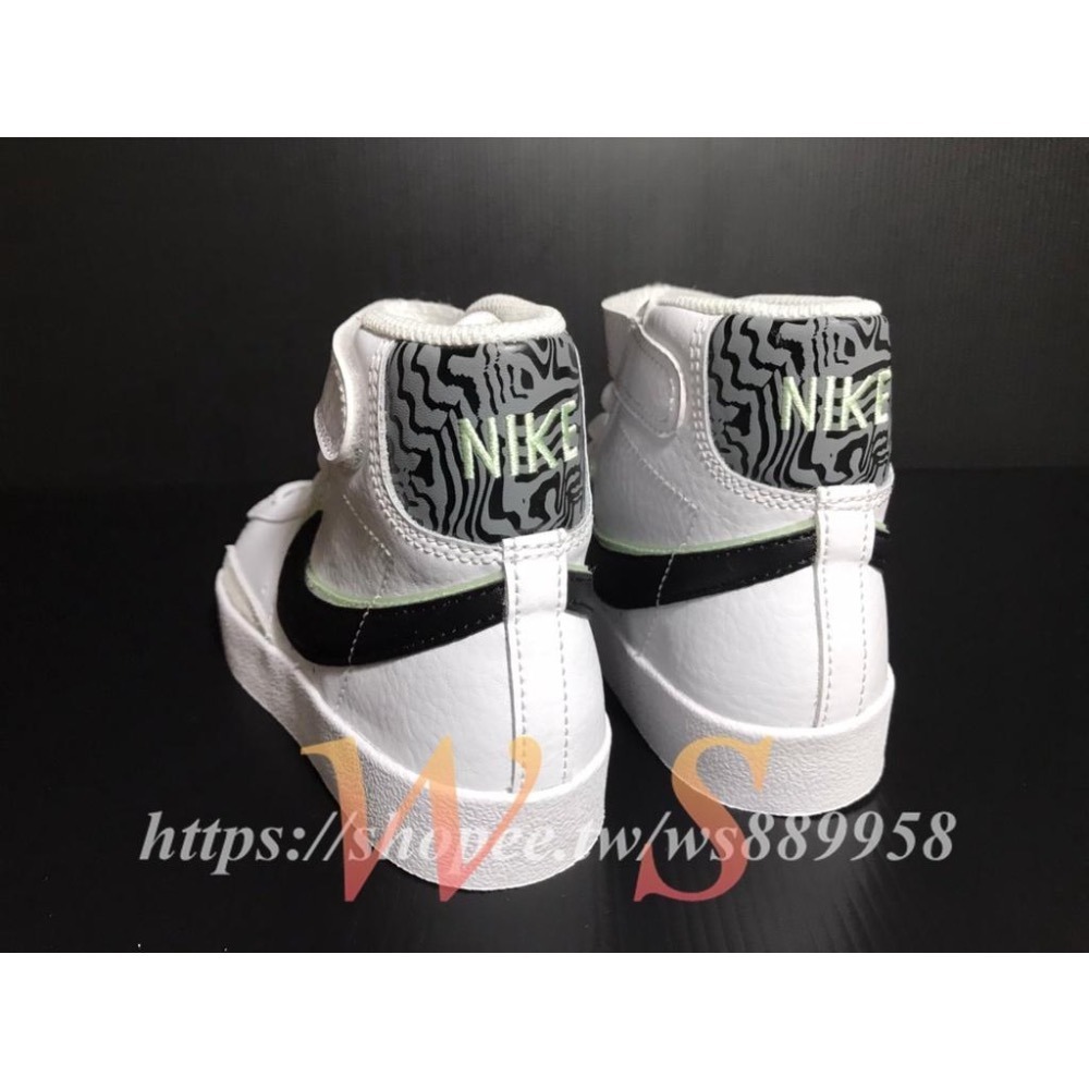 【WS】NIKE BLAZER MID ＇77 (PS ) 童鞋 運動 復古 休閒 滑板鞋 休閒鞋 DD1848-100-細節圖8