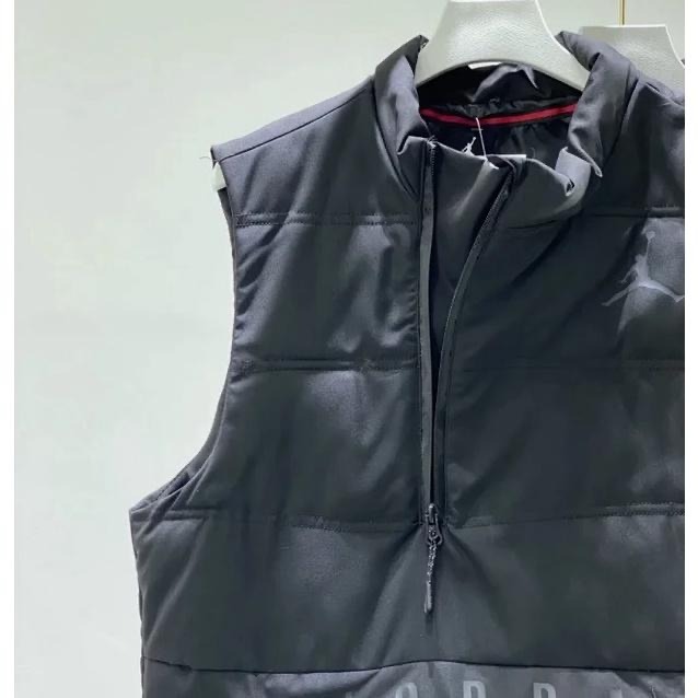 【WS】NIKE JORDAN 防水拉鍊 運動休閒 鋪棉背心 登山 釣魚 保暖背心 工裝 機能 黑 926478-010-細節圖3