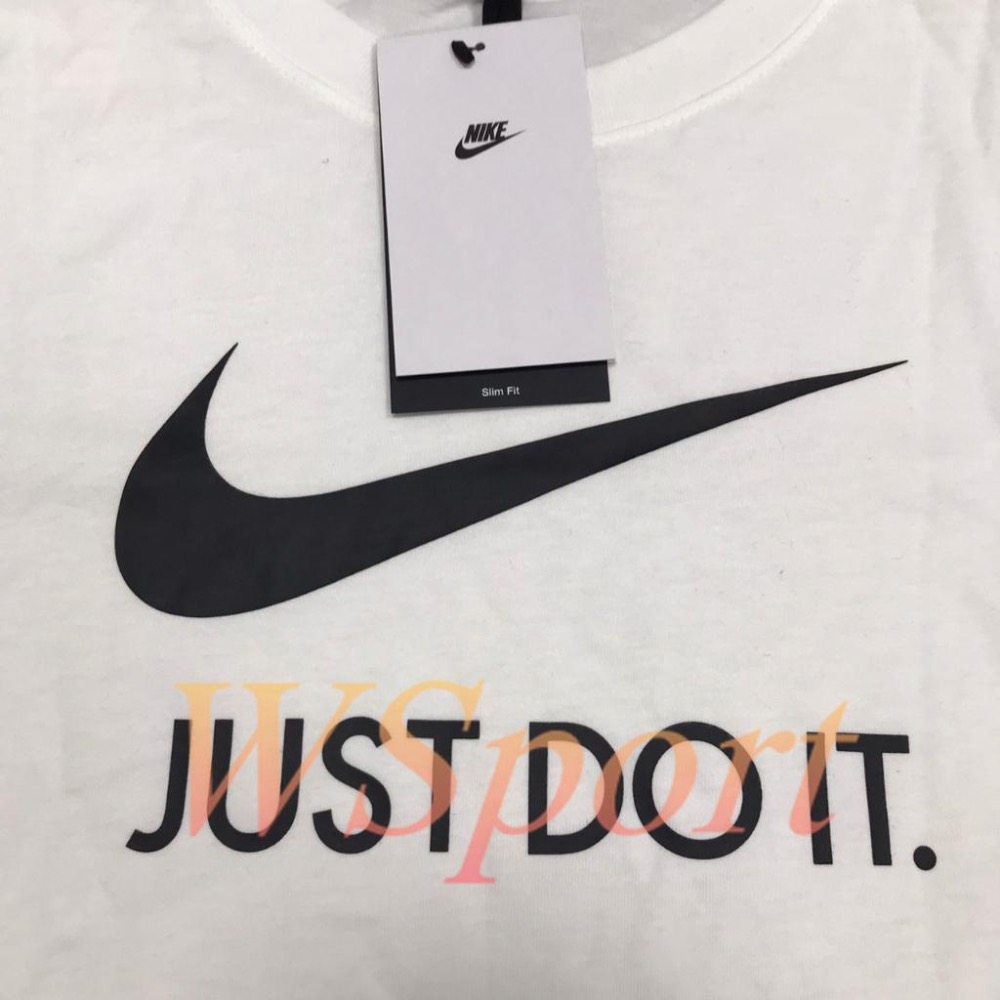 【WS】NIKE NSW JDI TEE 女款 運動 休閒 棉質 基本款 大勾LOGO 短袖 短T CI1384-100-細節圖8