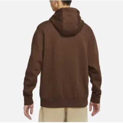 【WS】NIKE NSW CLUB HOODIE 咖啡色 男衣 基本款 運動 休閒 帽T BV2974-259-細節圖2