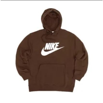 【WS】NIKE NSW CLUB HOODIE 咖啡色 男衣 基本款 運動 休閒 帽T BV2974-259-細節圖3