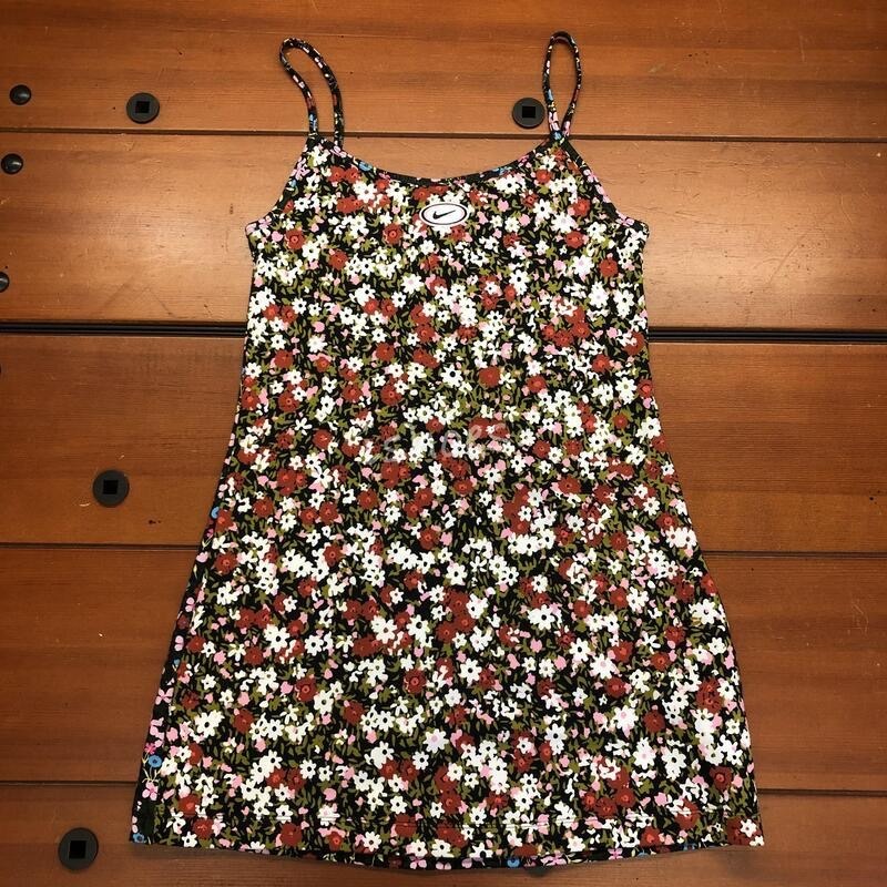 【WS】NIKE NSW DRESS 女款 連身裙 小碎花 細肩 洋裝 裙子 CU5372-895-細節圖2