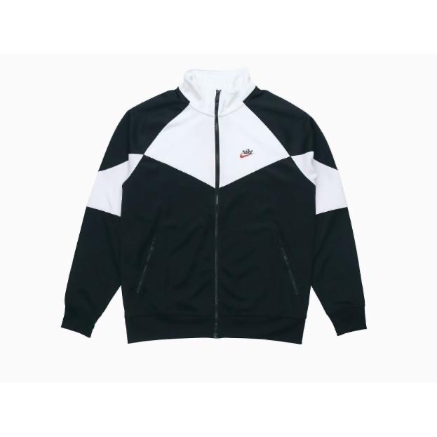 【WS】NIKE NSW 黑白 白藍紅 復古 立領夾克 運動外套 男生 BV2626-121 BV2626-010-細節圖5