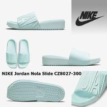 【WS】NIKE W JORDAN NOLA SLIDE 女鞋 三色 拖鞋 CZ8027 杏201 藍300 粉601-細節圖8