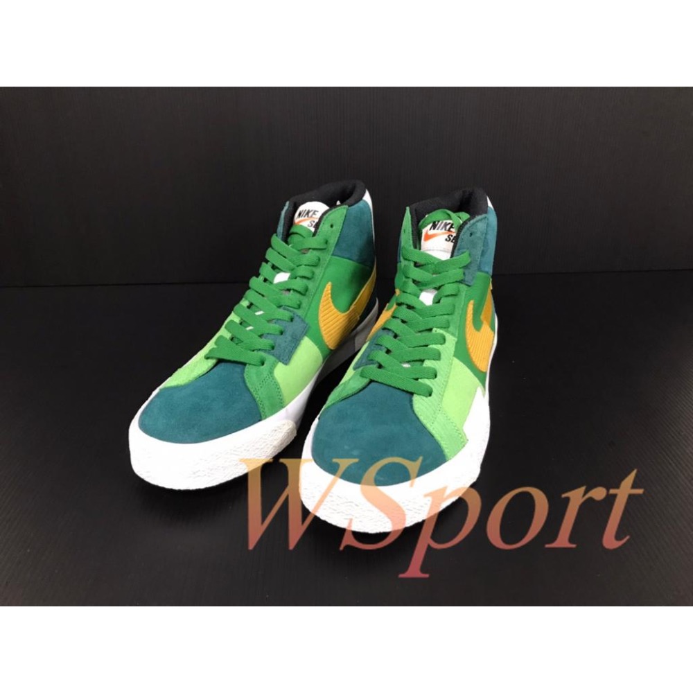 【WS】NIKE SB ZOOM BLAZER MID 男鞋 運動 復古 休閒 滑板鞋 休閒鞋 DA8854-300-細節圖4