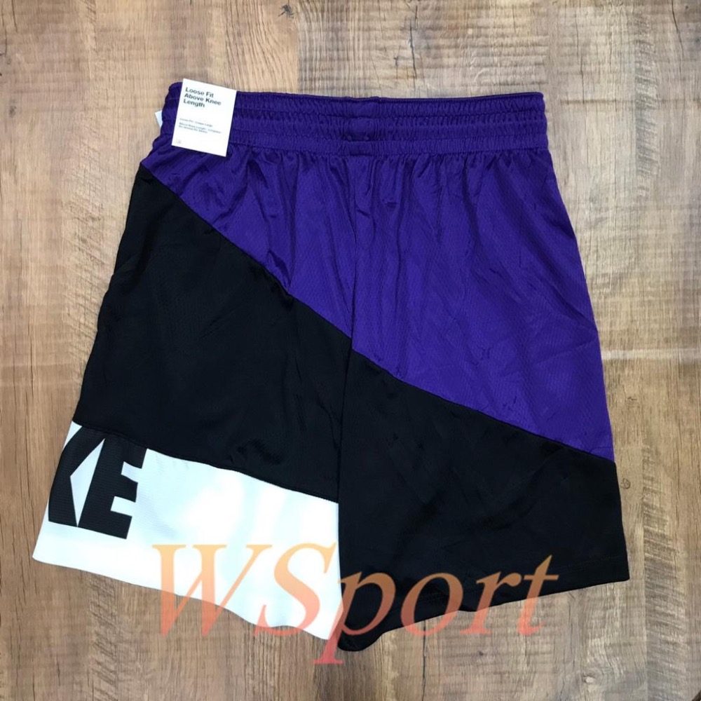 【WS】NIKE DF STARTING5 SHORT 黑紫 男款 運動 籃球 短褲 球褲 CV1913-547-細節圖7