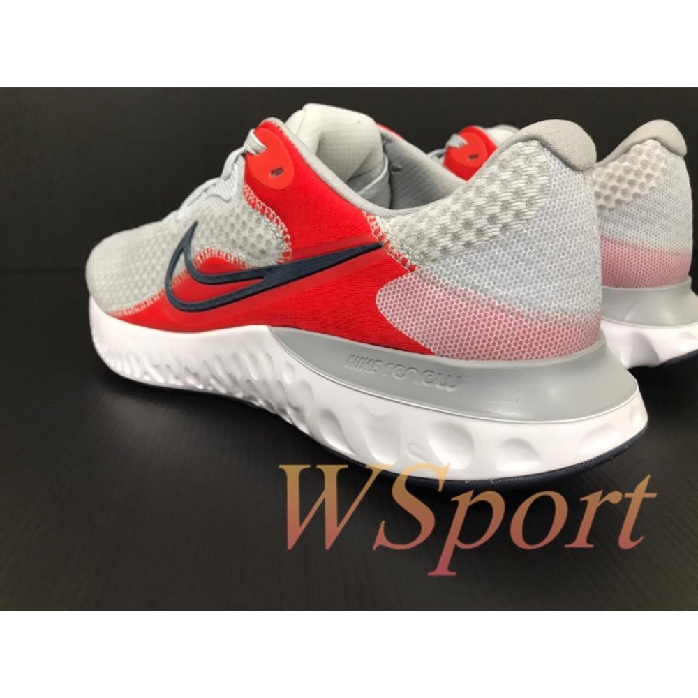 【WS】NIKE RENEW RUN2 灰紅 輕量 緩震 男款 跑步鞋 慢跑鞋 CU3504-008-細節圖5