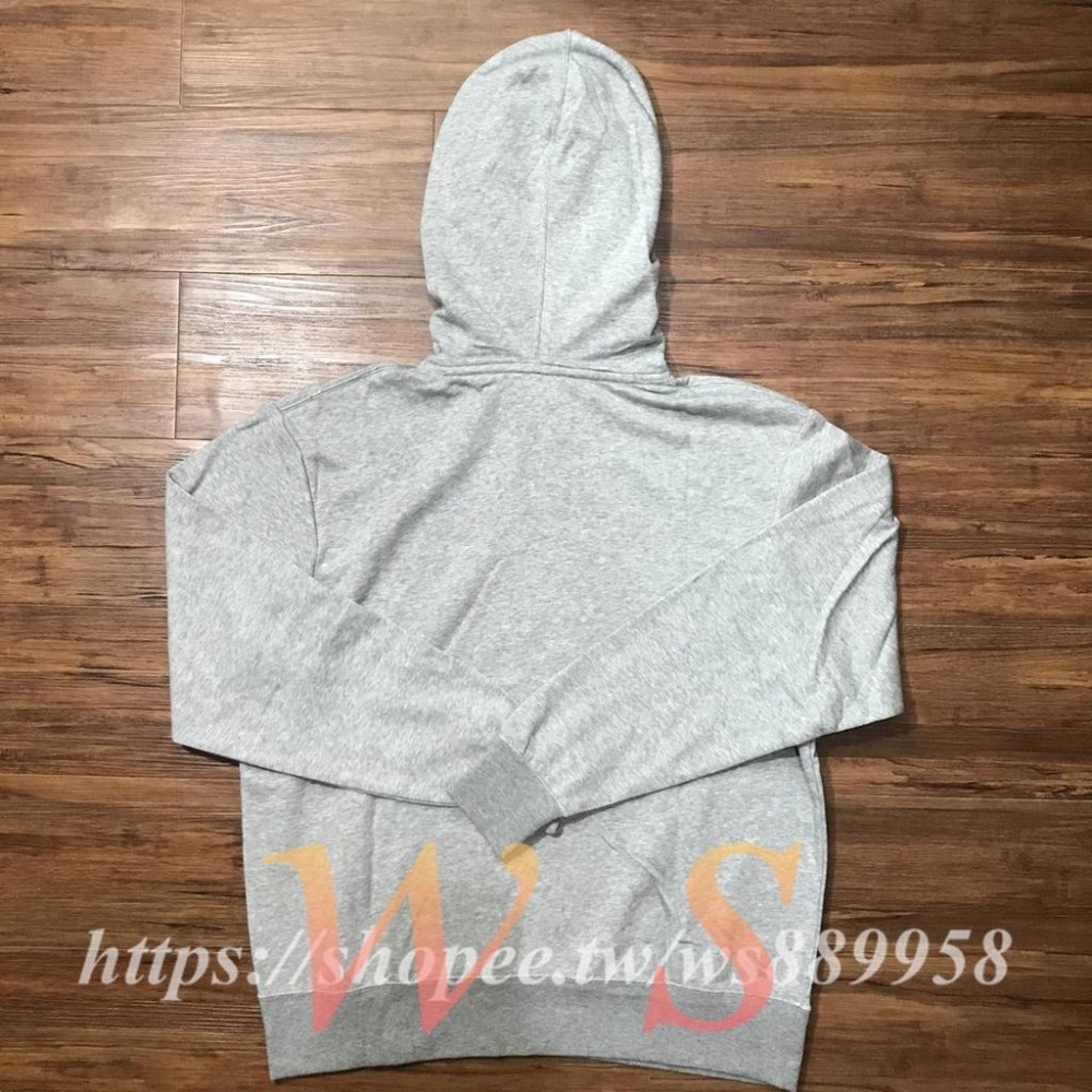 【WS】NIKE AS W NSW HOODIE FLC 女款 灰 運動 棉質 連帽 外套 帽T CZ1886-063-細節圖2