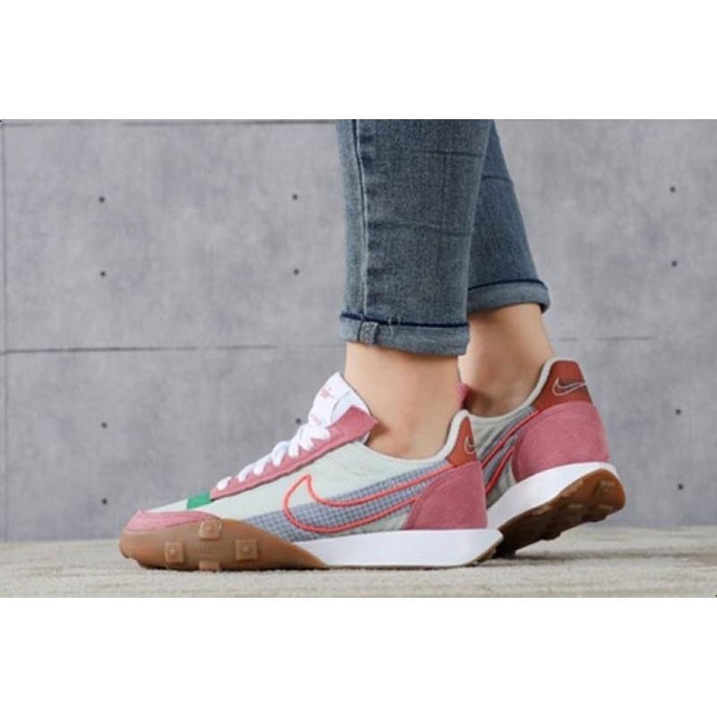 【WS】NIKE WAFFLE RACER 2X 焦糖底 玫瑰 桃紅 復古 休閒鞋 CK6647-600-細節圖2