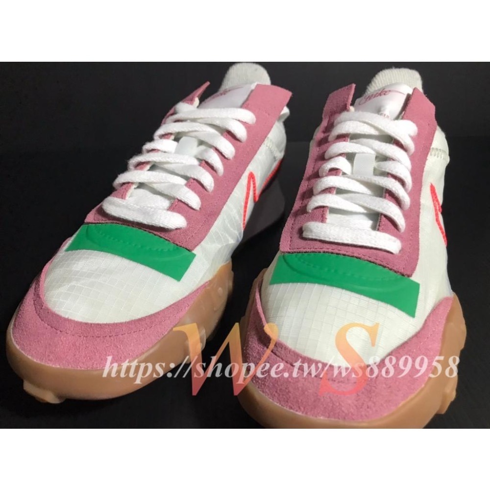 【WS】NIKE WAFFLE RACER 2X 焦糖底 玫瑰 桃紅 復古 休閒鞋 CK6647-600-細節圖6