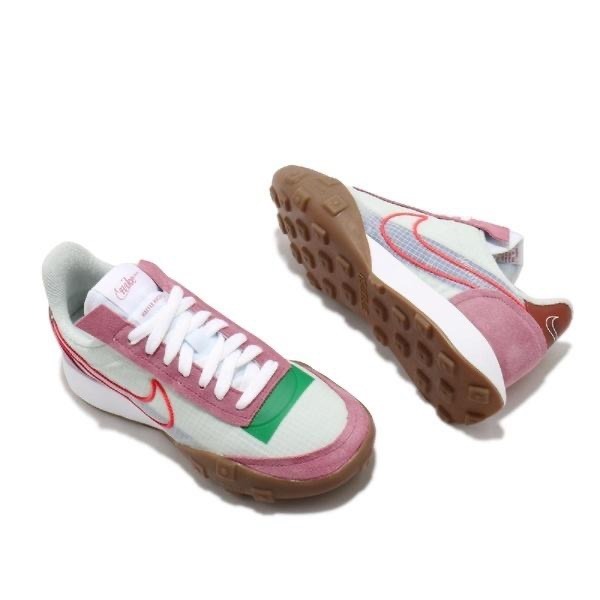 【WS】NIKE WAFFLE RACER 2X 焦糖底 玫瑰 桃紅 復古 休閒鞋 CK6647-600-細節圖8