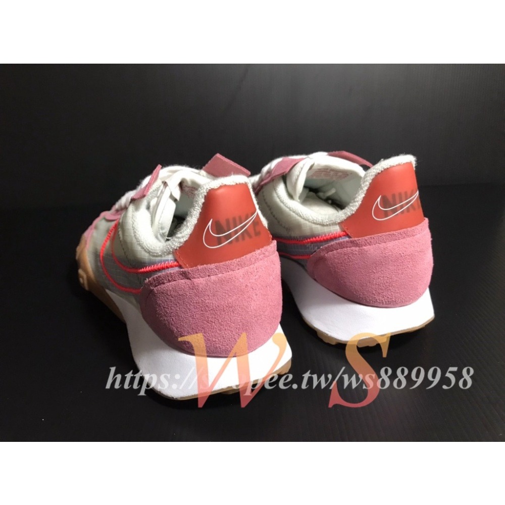 【WS】NIKE WAFFLE RACER 2X 焦糖底 玫瑰 桃紅 復古 休閒鞋 CK6647-600-細節圖9