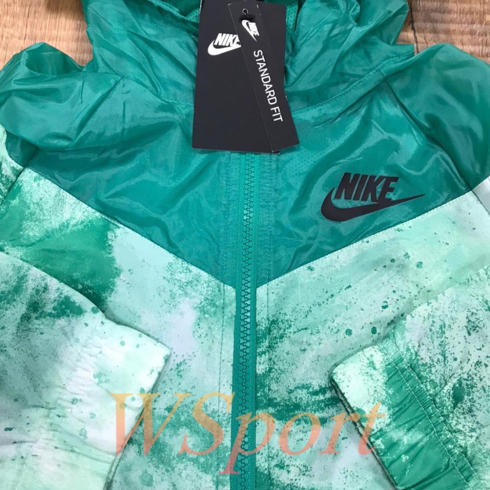 【WS】NIKE G NSW WINDRUNNER 女童 童裝 運動 休閒 連帽 短版 外套 DA1398-370-細節圖4