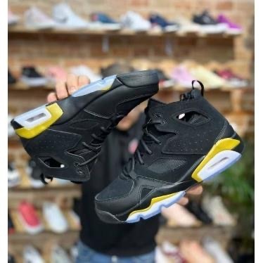 【WS】NIKE AIR JORDAN FLIGHT CLUB 91 男鞋 全黑 高統 大氣墊  DC7329-007-細節圖7