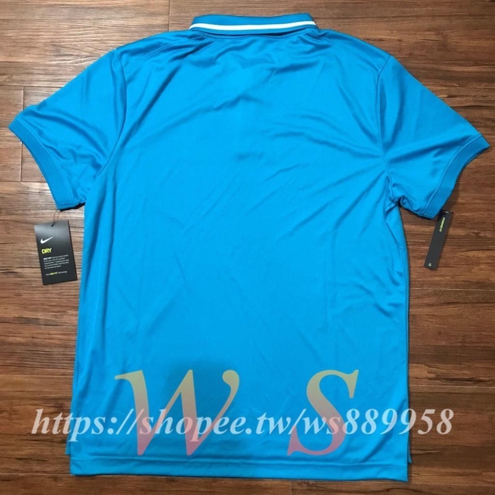 【WS】NIKE AS M NKCT DRY 男裝 藍 短袖 POLO 網球 費德勒 休閒 透氣 BV1195-425-細節圖7