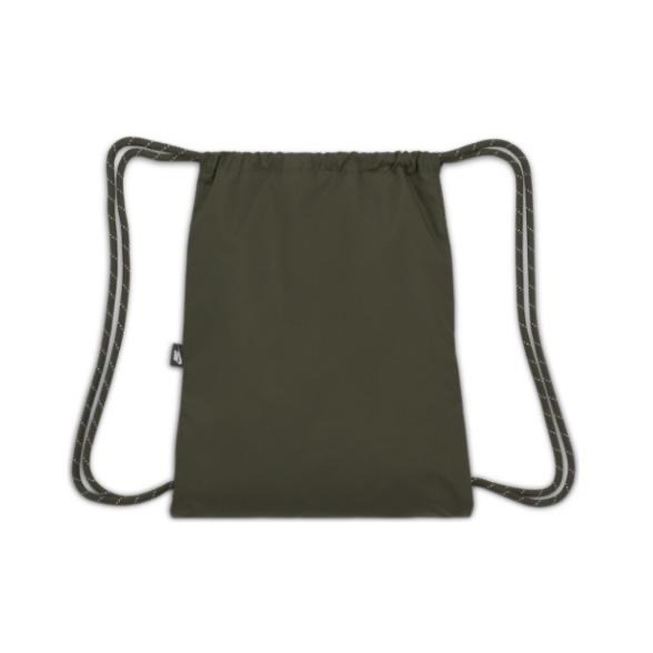 【WS】NIKE HERITAGE 運動 休閒 健身 後背包 束口袋 藍黃 DC4245-410 綠 325-細節圖8