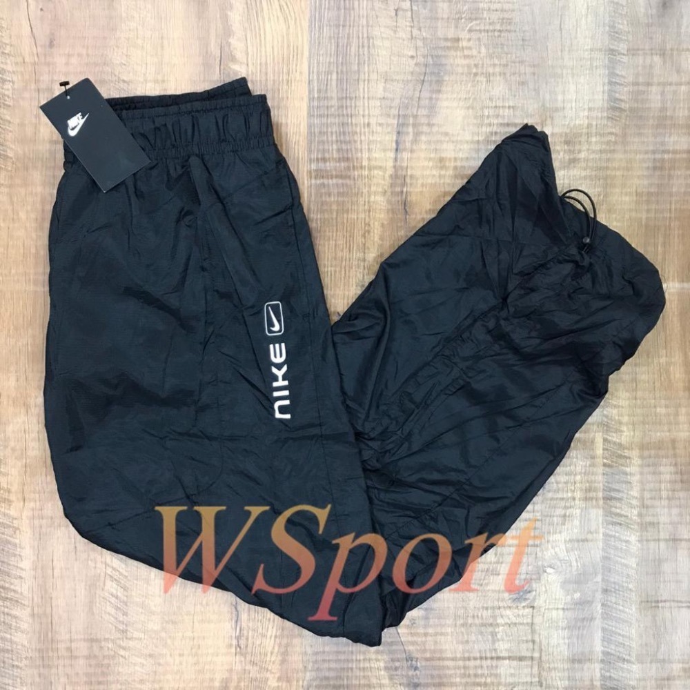 【WS】NIKE W NSW SUIT PANT 女款 黑 運動 休閒 長褲 縮口褲 風褲 CZ9770-010-細節圖7