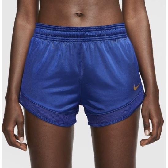 【WS】NIKE AS W SHORT GLAM 海藍 網布 快乾 運動 短褲 慢跑 健身 女款 BV3664-455-細節圖3