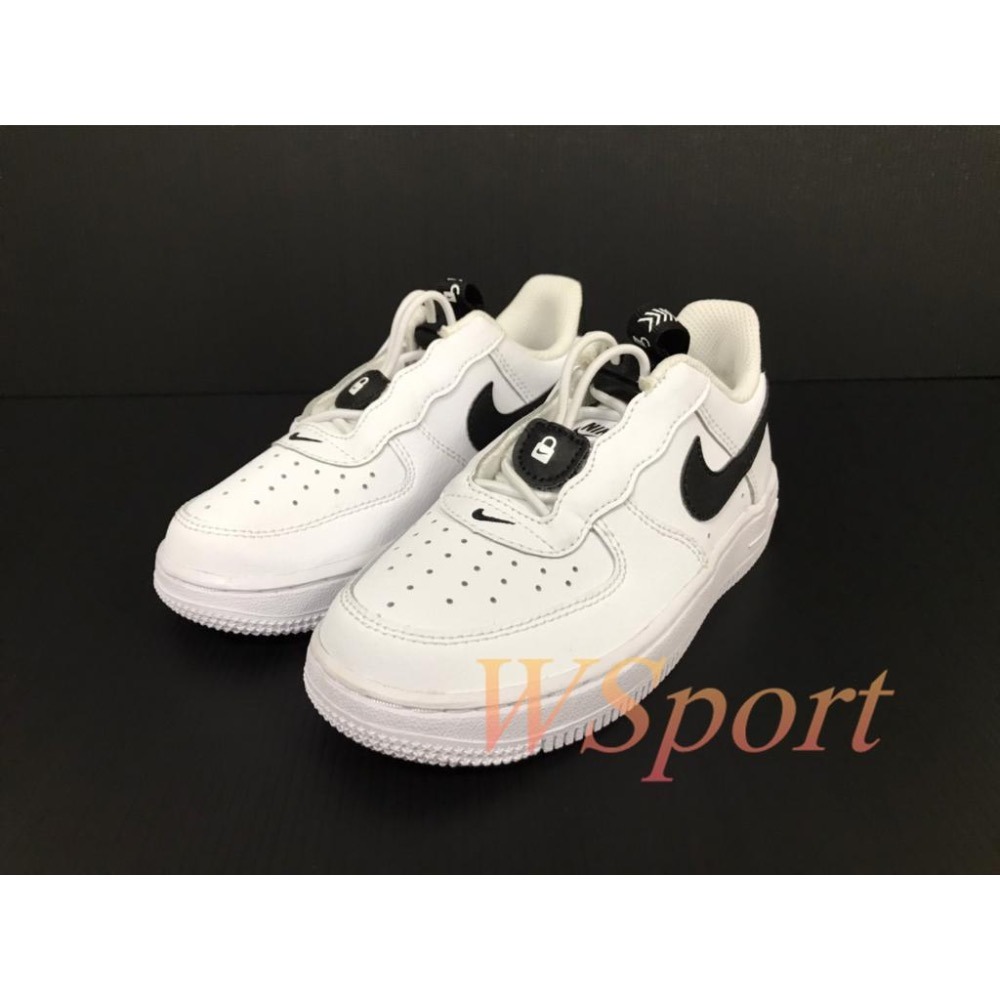 【WS】NIKE FORCE 1 TOGGLE (PS) AF1 童鞋 運動 穿搭 免綁帶 休閒鞋 CU5287-104-細節圖2