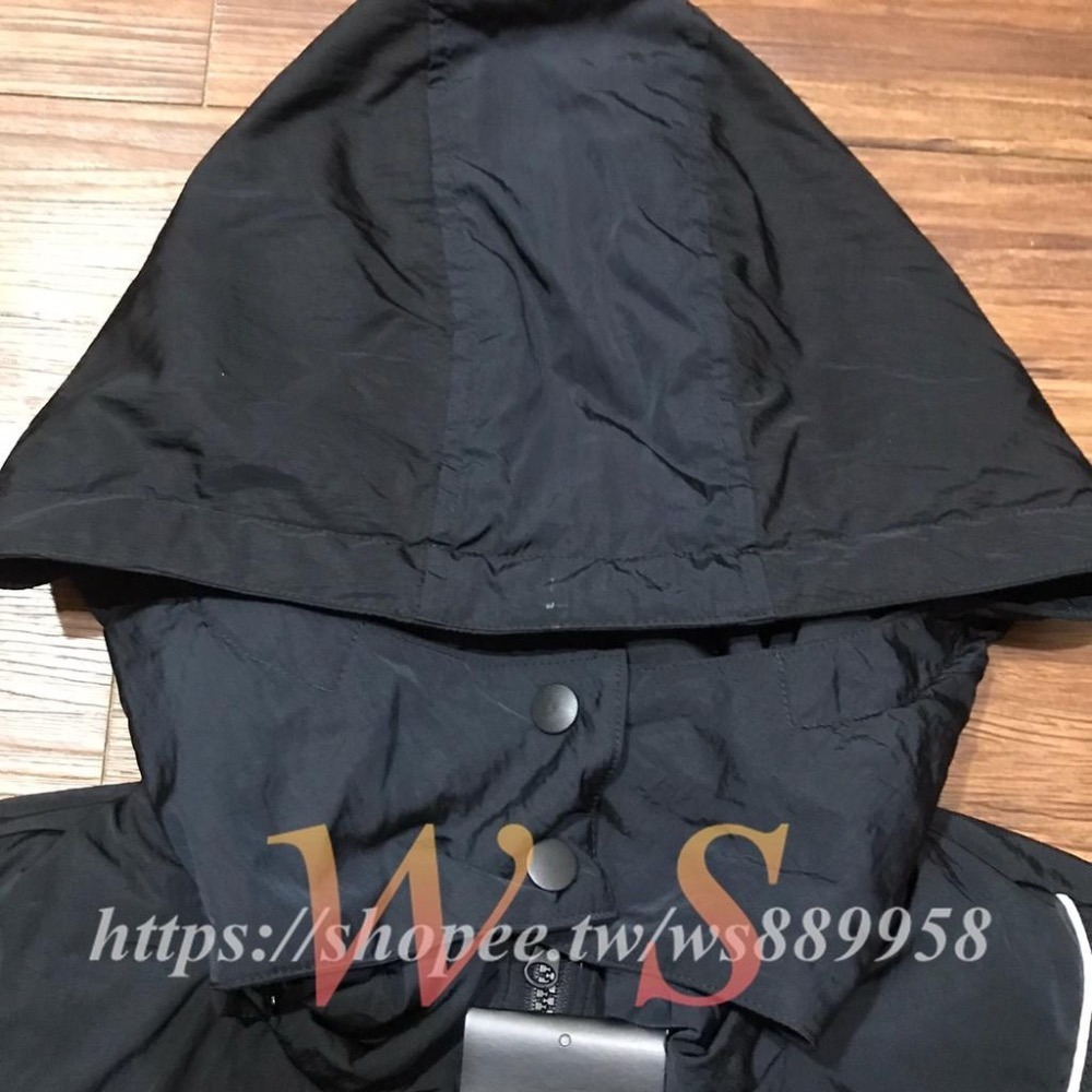 【WS】CONVERSE 女款 黑 保暖 工裝 羽絨服 運動 休閒 連帽外套 帽子可拆卸-細節圖4
