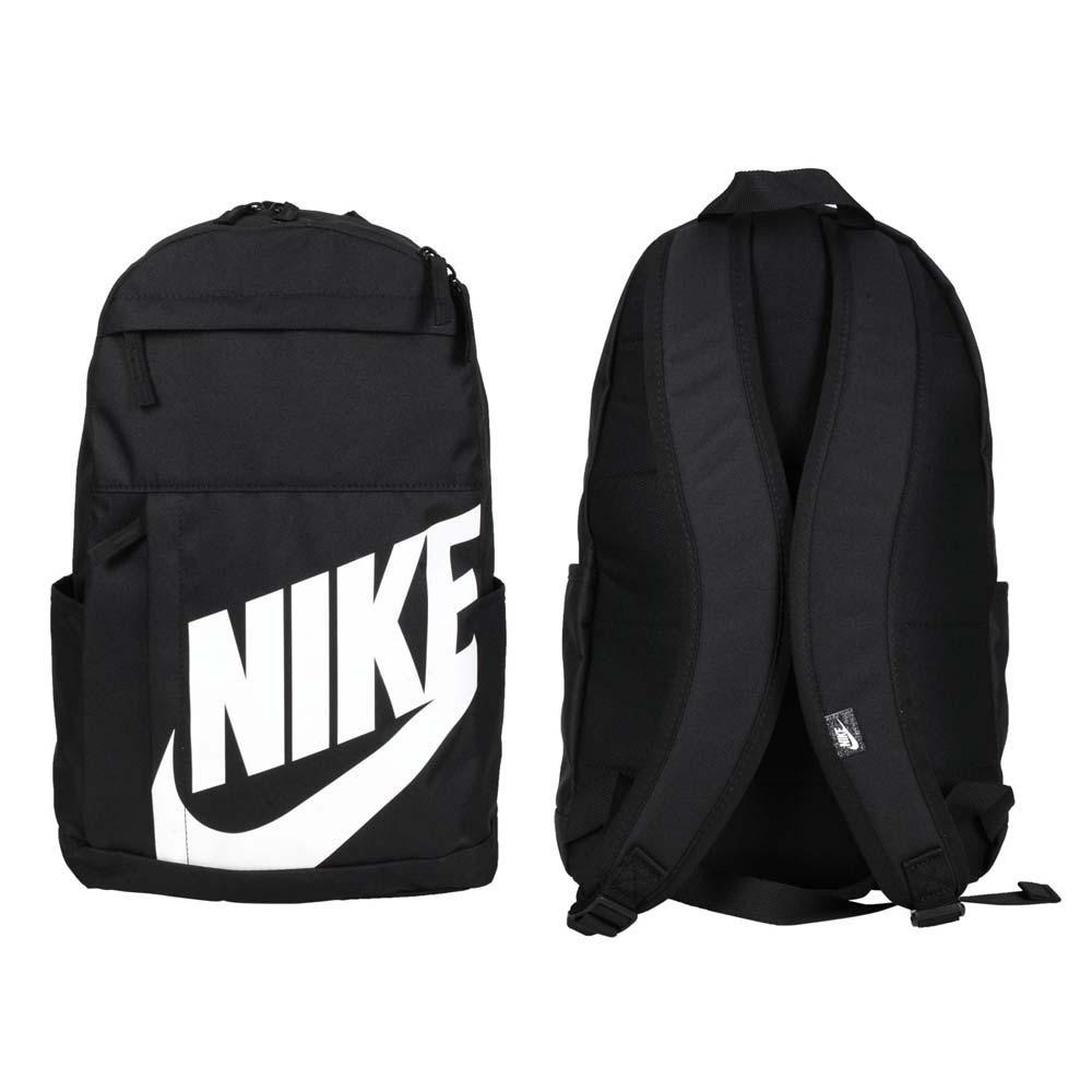 【WS】NIKE ELMNTL BKPK  書包 運動 休閒 健身 後背包 黑白 DD0559-001 黑灰 011-細節圖3