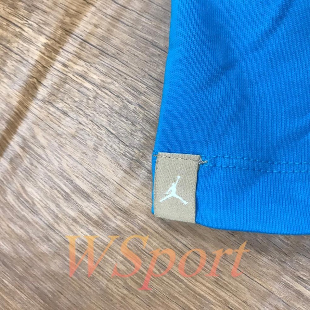 【WS】NIKE JORDAN 女款 北卡藍 短版 上衣 運動 休閒 短T 短袖 DD7055-468-細節圖4