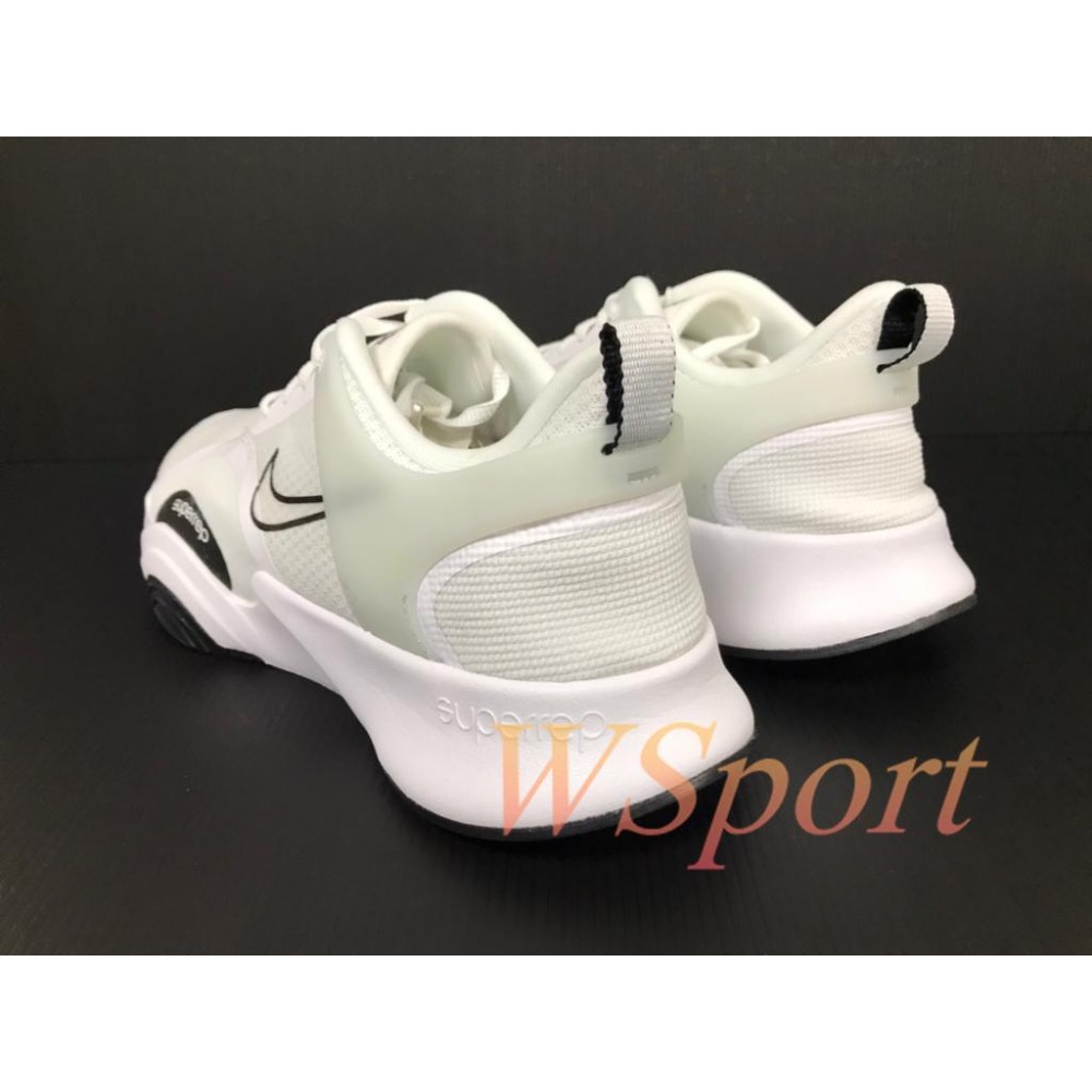 【WS】NIKE SUPERREP GO 2 男鞋 白黑 運動 健身 避震 支撐 訓練鞋 CZ0604-100-細節圖4