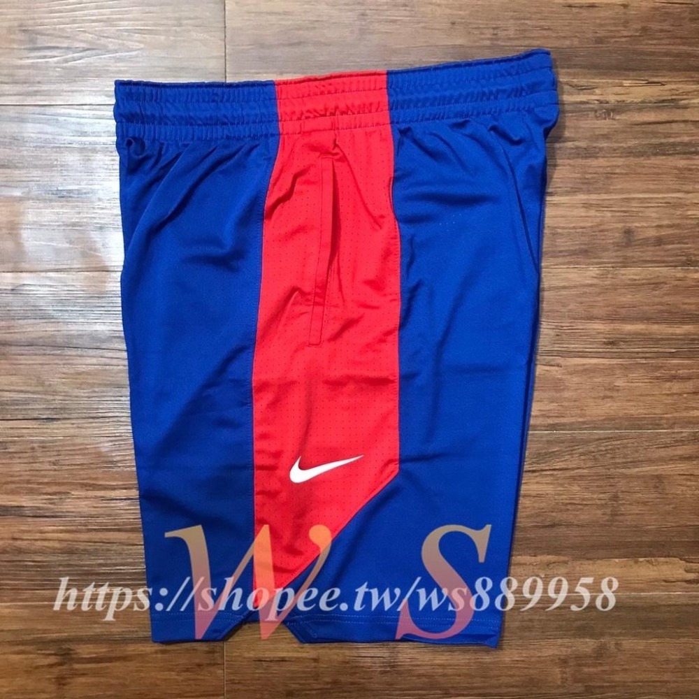【WS】NIKE NBA DRY EMBIID 費城 籃球 76人 藍色 客場 短褲 球褲 AJ5098-495-細節圖5