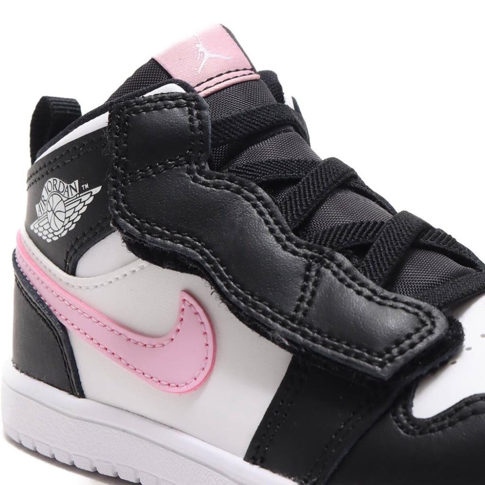 【WS】AIR JORDAN 1 MID ALT (TD) 櫻花粉 AJ1 籃球鞋 小童鞋 AT4613-103-細節圖8