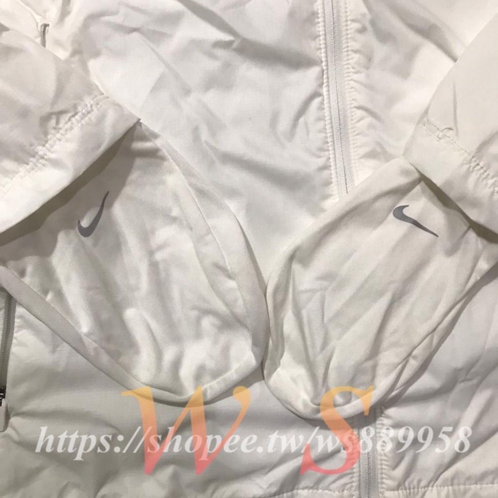 【WS】NIKE AS W NK SHIELD WARM JACKET 白 跑步 保暖 連帽外套 CU3386-100-細節圖5