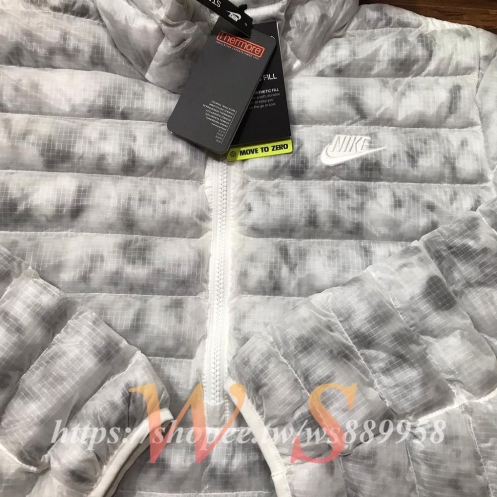 【WS】NIKE NSW SYN JKT 白 男款 運動 休閒 保暖 連帽 外套 羽絨服 DA0397-121-細節圖9