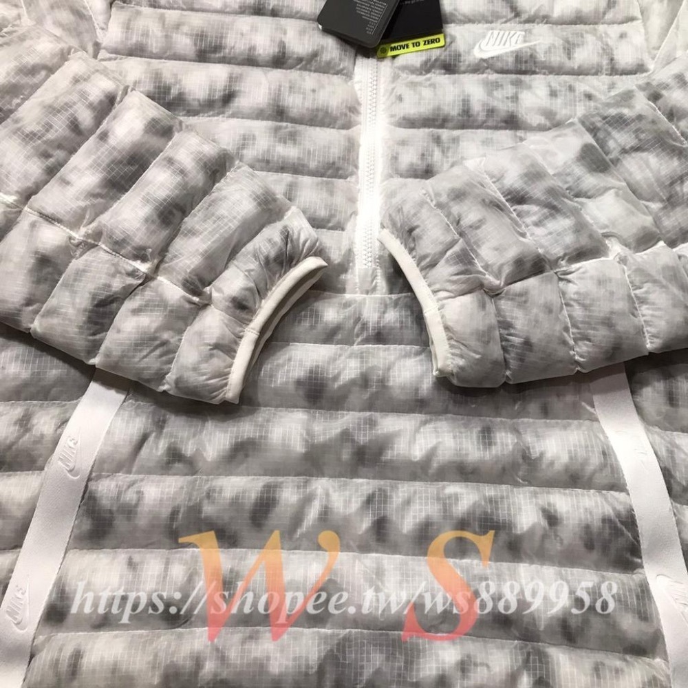 【WS】NIKE NSW SYN JKT 白 男款 運動 休閒 保暖 連帽 外套 羽絨服 DA0397-121-細節圖10