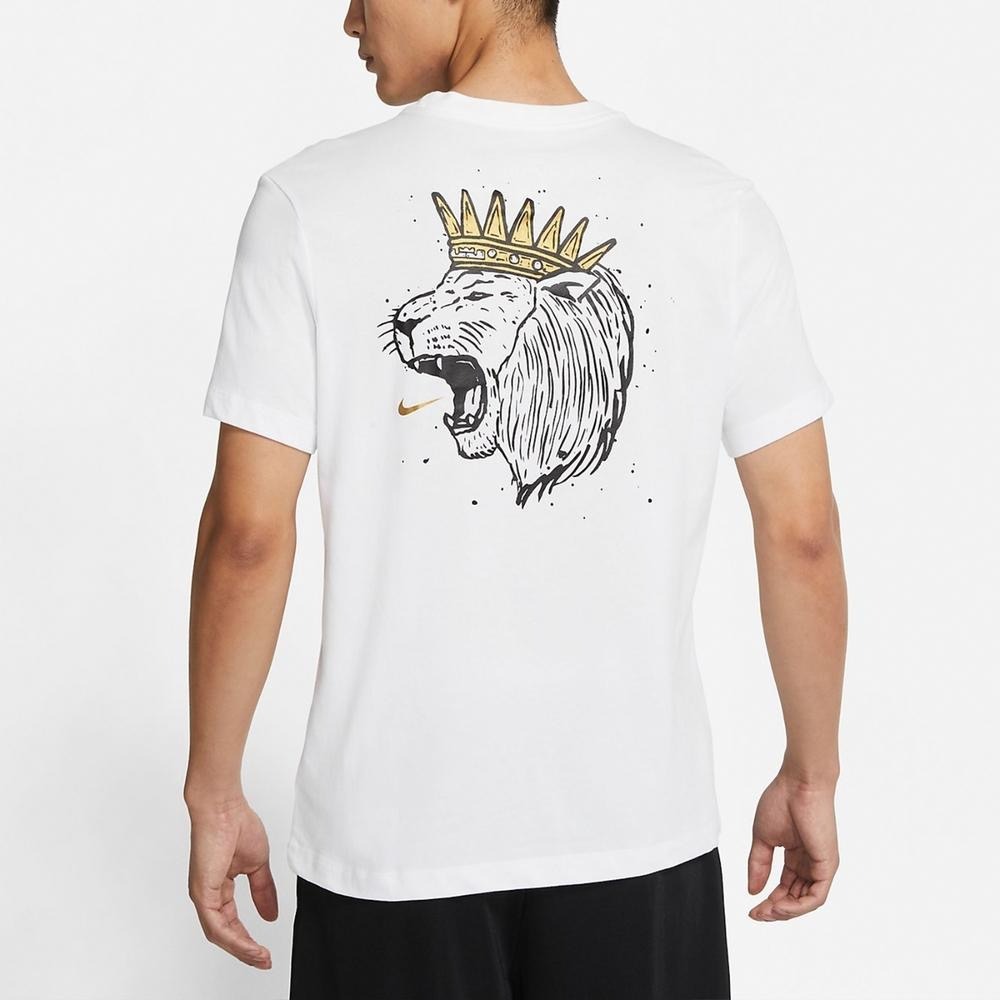 【WS】NIKE DRY LEBRON 男款 白 訓練 運動 籃球 健身 短袖 短T DD0784-100-細節圖2