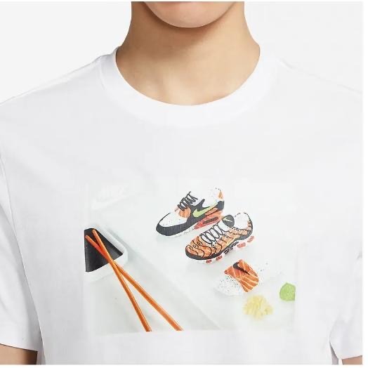 【WS】NIKE NSW FOOD SHOESHI 男款 白 壽司 運動 休閒 短袖 短T DD1327-100-細節圖3