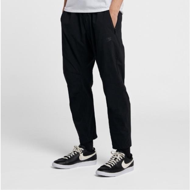 【WS】NIKE NSW PANT 運動 窄管 長褲 基本款 全黑 男款 927987-010-細節圖2