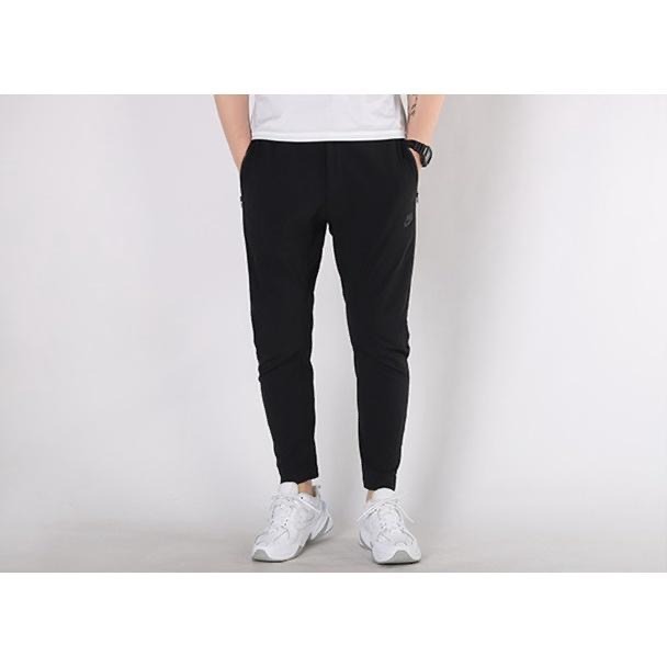 【WS】NIKE NSW PANT 運動 窄管 長褲 基本款 全黑 男款 927987-010-細節圖5