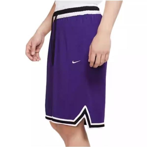 【WS】NIKE DNA 男款 黑紫 刺繡 小LOGO 運動 籃球 短褲 DR7229-547-細節圖2
