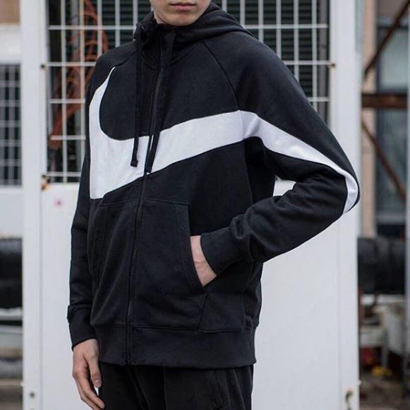 【WS】NIKE NSW FRENCH TERRY JACKET SWOOSH 男款 連帽夾克 AR3085-010-細節圖2