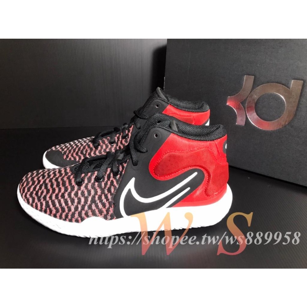 【WS】NIKE KD Trey 5 VIII 杜蘭特 實戰  耐磨 籃球鞋 藍金 CK2089-401黑紅 002-細節圖2