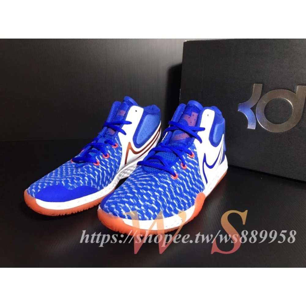 【WS】NIKE KD Trey 5 VIII 杜蘭特 實戰  耐磨 籃球鞋 藍金 CK2089-401黑紅 002-細節圖5