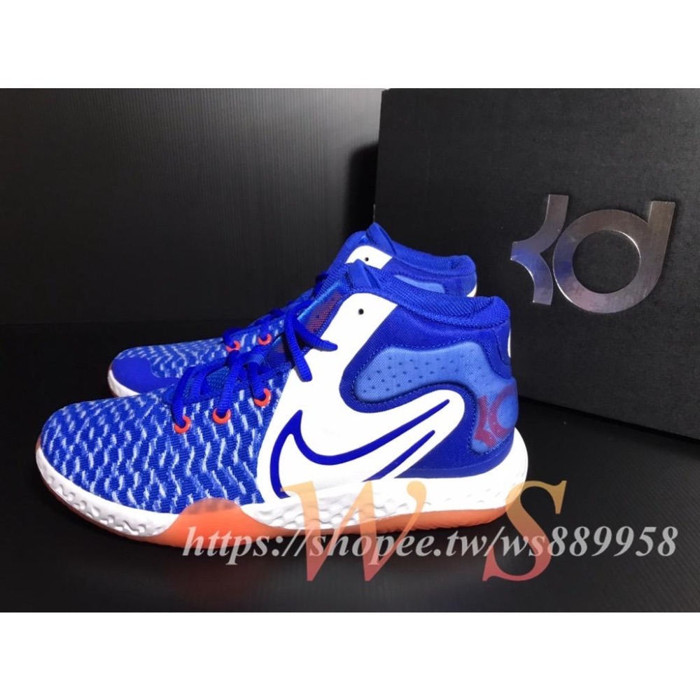 【WS】NIKE KD Trey 5 VIII 杜蘭特 實戰  耐磨 籃球鞋 藍金 CK2089-401黑紅 002-細節圖6